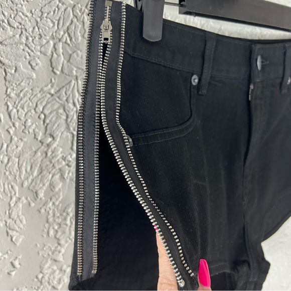 LF Camar | Aliena Side Zipper Denim Shorts Size 29 - Picture 7 of 12